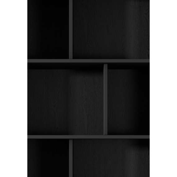 Reol Lante 88x194 cm - sort - 2 skuffer