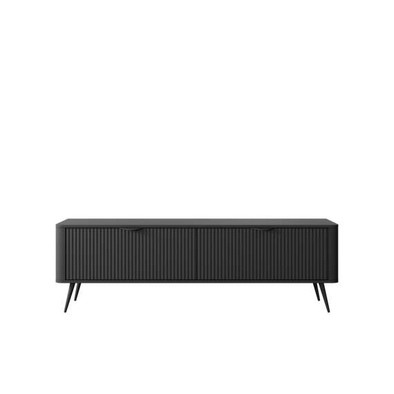 Tv-benk Lante 163x51 cm - sort - 2 dører