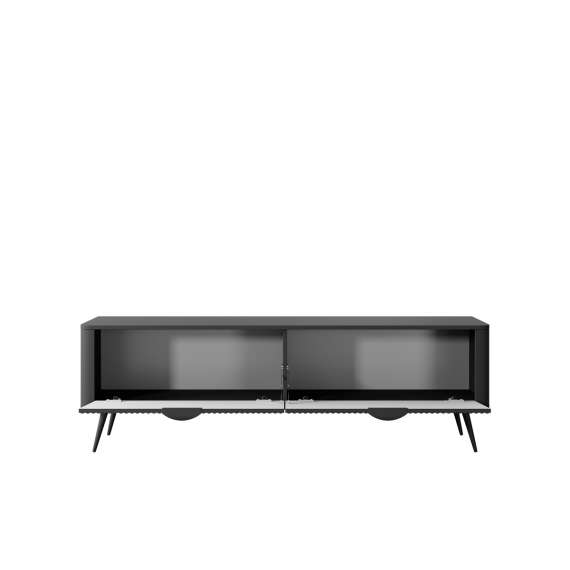 Tv-benk Lante 163x51 cm - sort - 2 dører