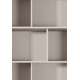 Reol Lante 88x194 cm - beige - 2 skuffer