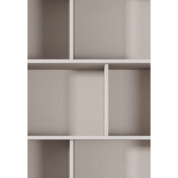 Reol Lante 88x194 cm - beige - 2 skuffer