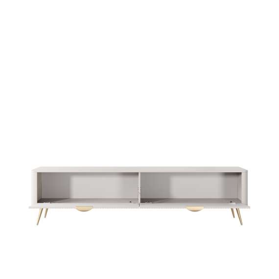 Tv-benk Lante 200x51 cm - beige - 2 dører