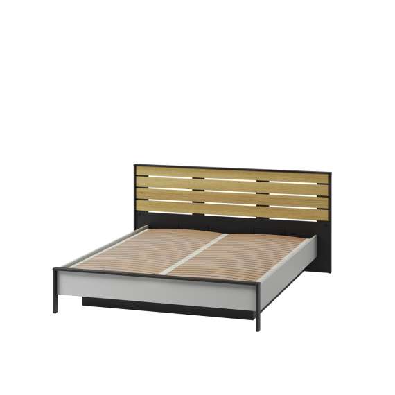 Seng Gris 160x200 - med oppbevaringsplass