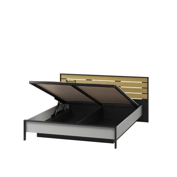 Seng Gris 160x200 - med oppbevaringsplass