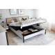 Seng Gris 160x200 - med oppbevaringsplass