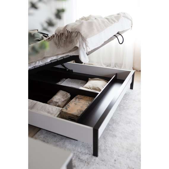 Seng Gris 160x200 - med oppbevaringsplass