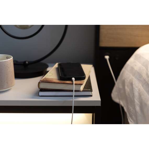 Seng Gris 160x200 - med oppbevaringsplass