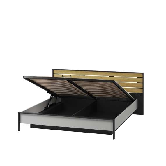 Seng Gris 180x200 - med oppbevaringsplass