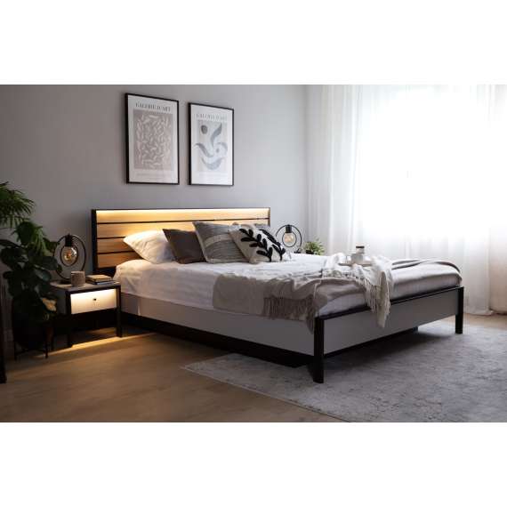 Seng Gris 180x200 - med oppbevaringsplass