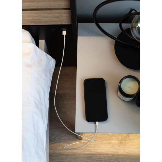 Seng Gris 180x200 - med oppbevaringsplass