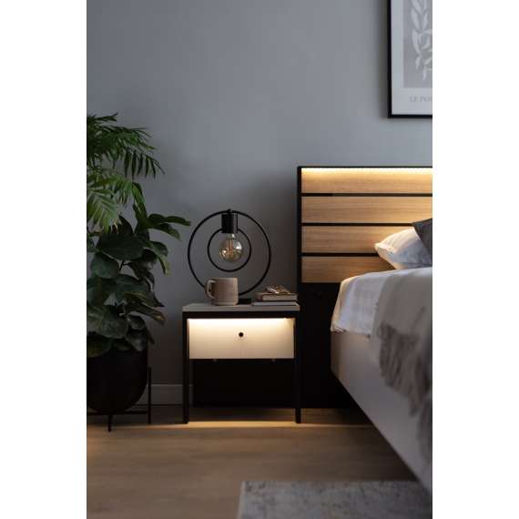 Nattbord Gris 40x40 - grå - 1 skuff