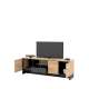 Tv-benk Nomad 163x54 cm - ask - sort