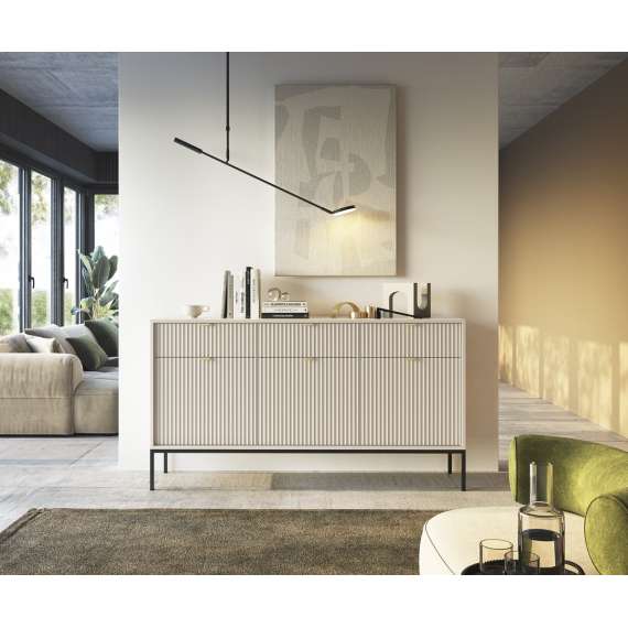 Skjenk Nova 154x83 cm - cashmere matt - spiler