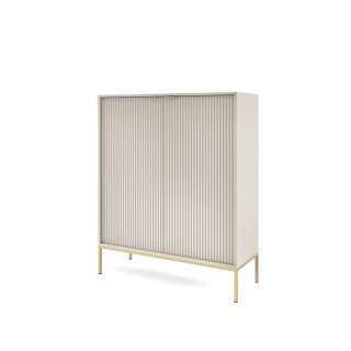 Skap Nova 104x125 cm - cashmere matt - spiler