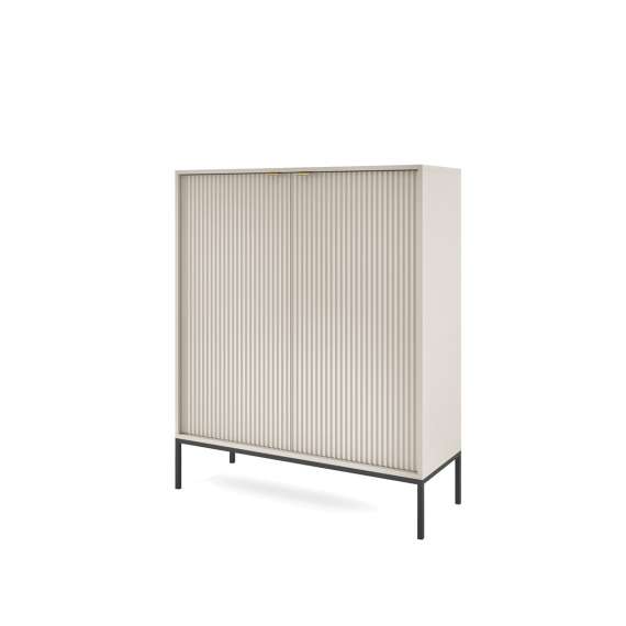 Skap Nova 104x125 cm - cashmere matt - spiler