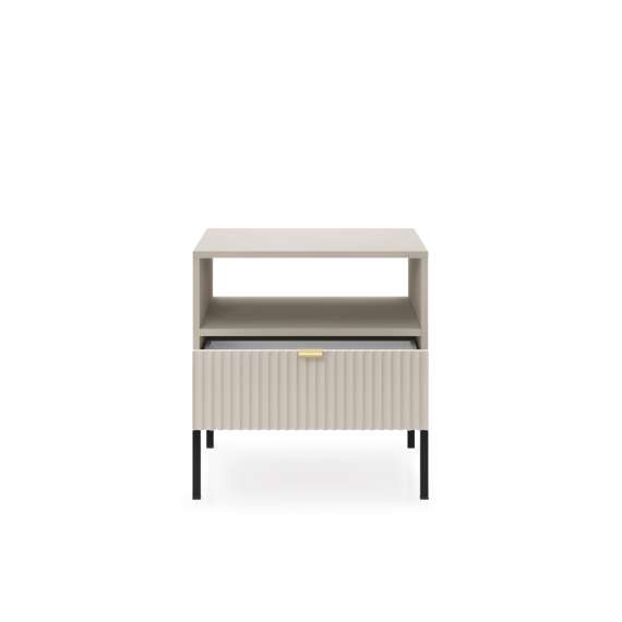 Nattbord Nova 54x56 cm - cashmere - med skuff