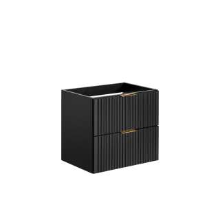 Servantskap Adel 60 cm - sort - 2 skuffer