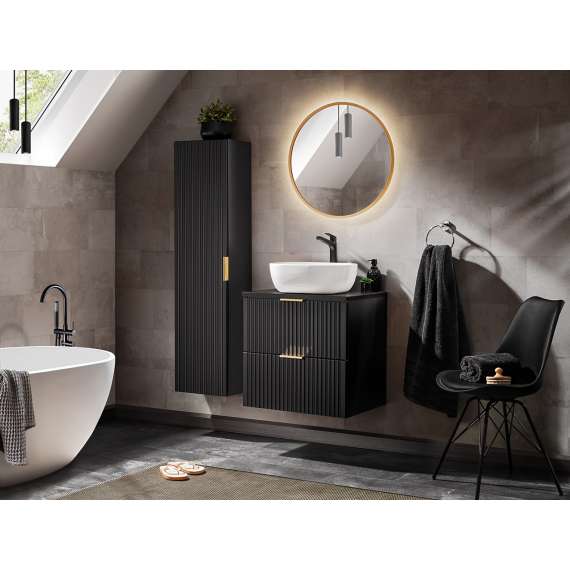 Benkeplate Adel 80 cm - sort