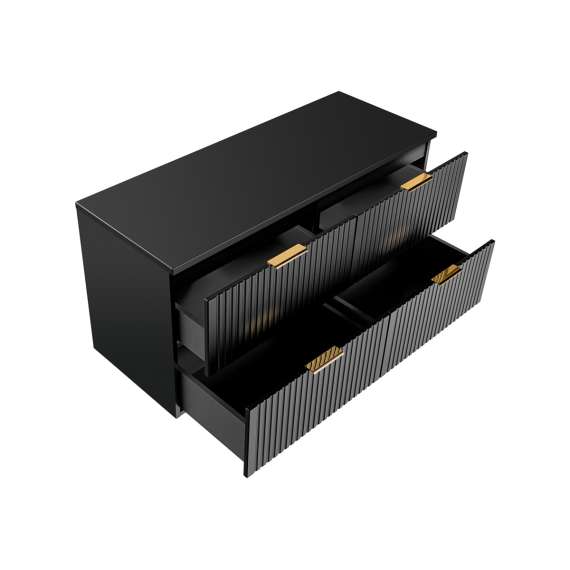 Benkeplate Adel 120 cm - sort