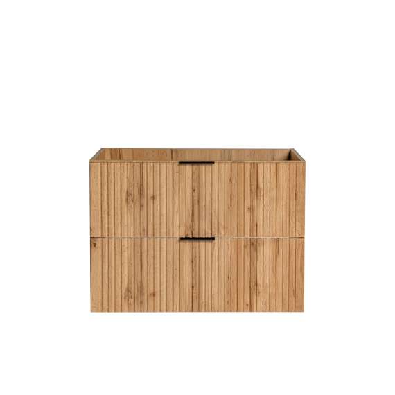 Servantskap Adel 80 cm - eik - 2 skuffer