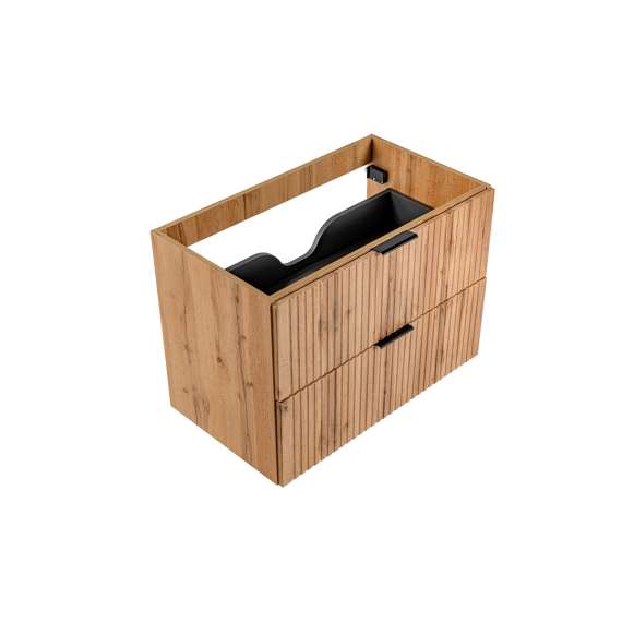 Servantskap Adel 80 cm - eik - 2 skuffer