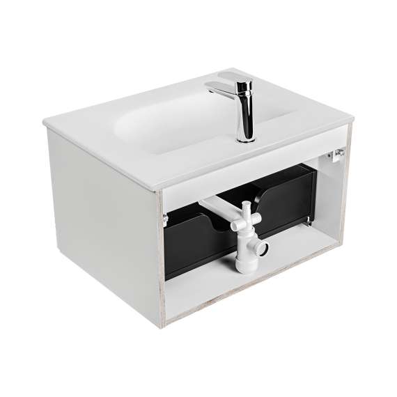 Vannlås PRELOC 330 - hvit - uten bunnventil