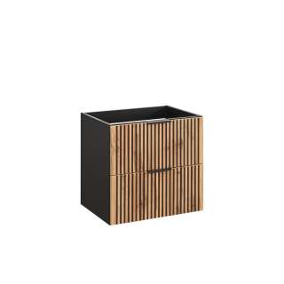 Servantskap Xilo 80 cm - eik - 2 skuffer