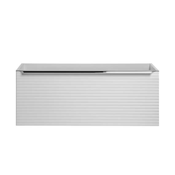 Servantskap Leonardo 90 cm - hvit - 1 stor skuff