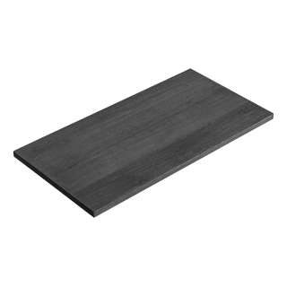 Benkeplate Leonardo 90 cm - sort eik