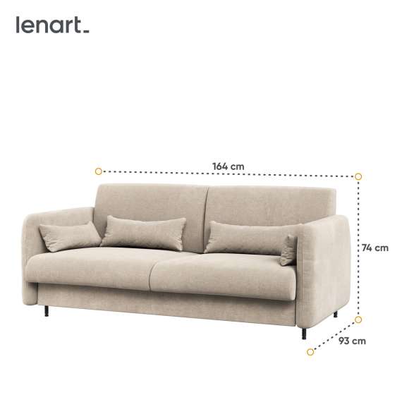 Sofa til Bed Concept skapseng 140 - 5 farger