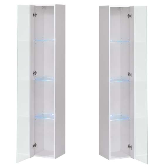 Vitrineskap Switch 30x180 cm - Veggmontert Vitrine