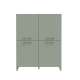 Skjenk Silba 110x138 cm - 4 dører - salvie grønn