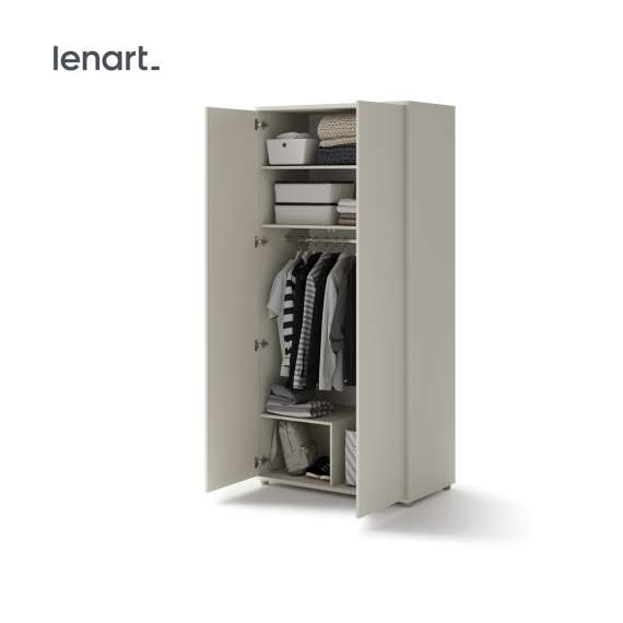 Garderobeskap til Bed Concept 101x218 - cashmere matt