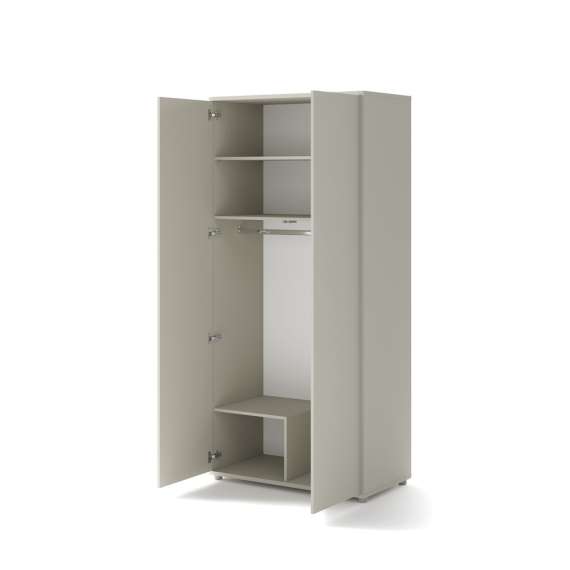 Garderobeskap til Bed Concept 101x218 - cashmere matt