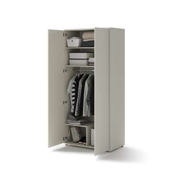 Garderobeskap til Bed Concept 101x218 - cashmere matt