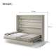 Skapseng Bed Concept 160x200 - horisontal - cashmere matt