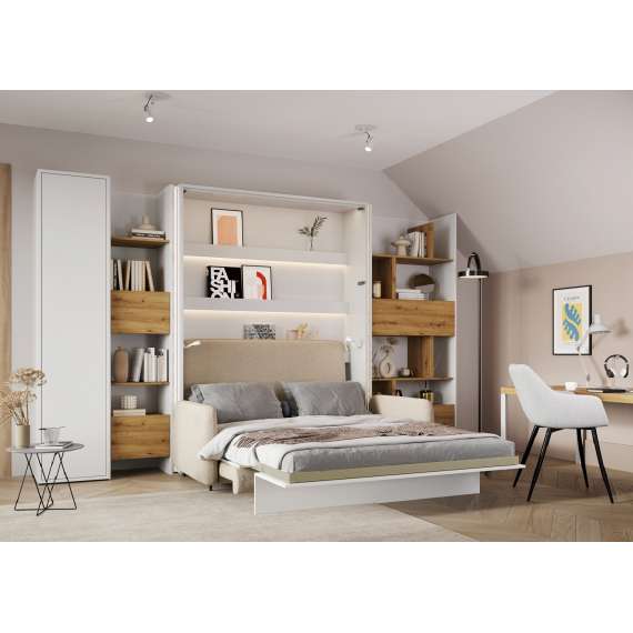 Skapseng Bed Concept 90x200 - horisontal - cashmere matt