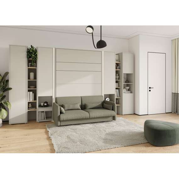 Skapseng Bed Concept 90x200 - vertikal - cashmere matt