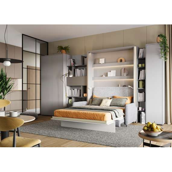 Skapseng Bed Concept 120x200 - vertikal - cashmere matt