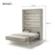 Skapseng Bed Concept 140x200 - vertikal - cashmere matt