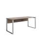 Skrivebord Nevada 180x76 cm - eik flagstaff - metall ben