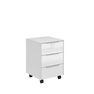 Skuffeseksjon Nevada 40x61 cm - hvit - 3 skuffer