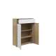 Skjenk Nevada 81x110 cm - eik riviera - 2 dører -  1 skuff
