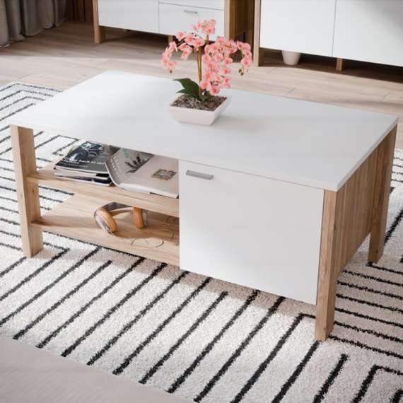 Stuebord Saitama 110x60 cm - eik mauvella - secret grey