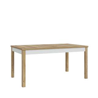 Spisebord Saitama 160-207x90 cm - eik mauvella - secret grey