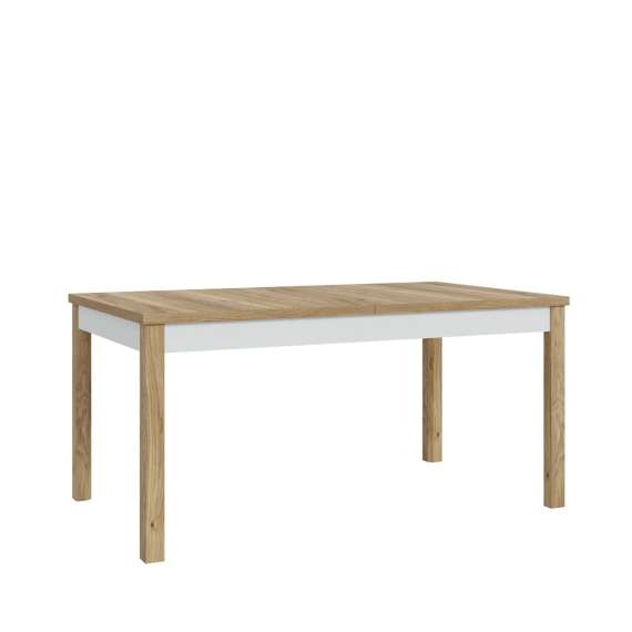 Spisebord Saitama 160-207x90 cm - eik mauvella - secret grey