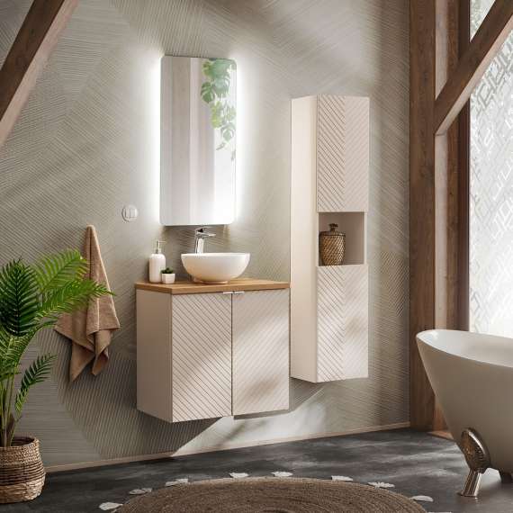 Høyskap Viva 30x140 cm - cashmere - 2 dører