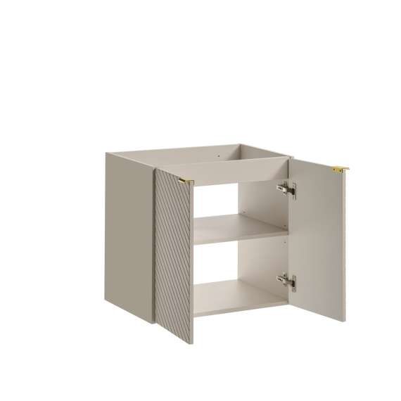 Servantskap Viva 60 cm - cashmere - 2 dører