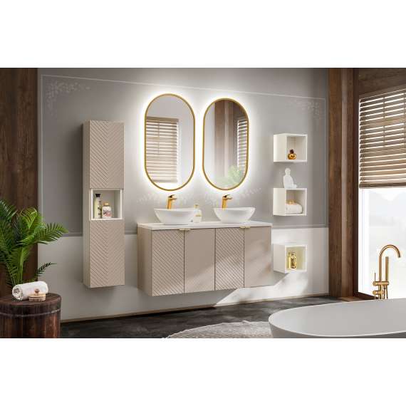 Servantskap Viva 60 cm - cashmere - 2 dører