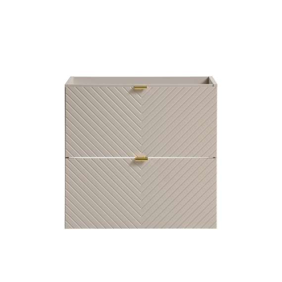 Servantskap Viva 60 cm - cashmere - 2 skuffer